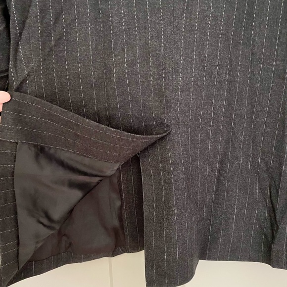 NWT pinstripe gray blazer - Picture 7 of 7